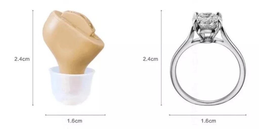 CIC hearing amplifier size.png